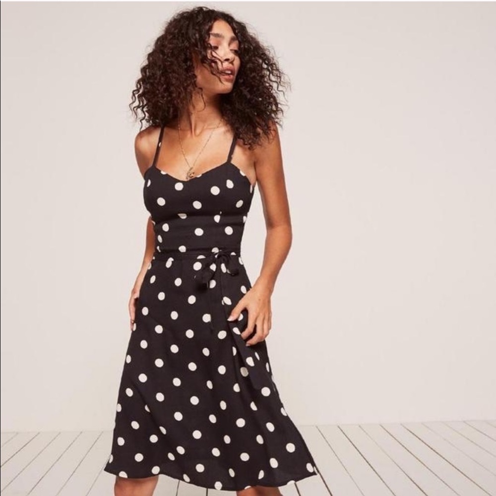 Reformation Polka Dot Dress
